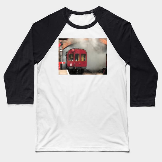 Puffing Along Baseball T-Shirt by AlexaZari